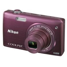 Kit Camara Digital Nikon Coolpix S5200 Purpura